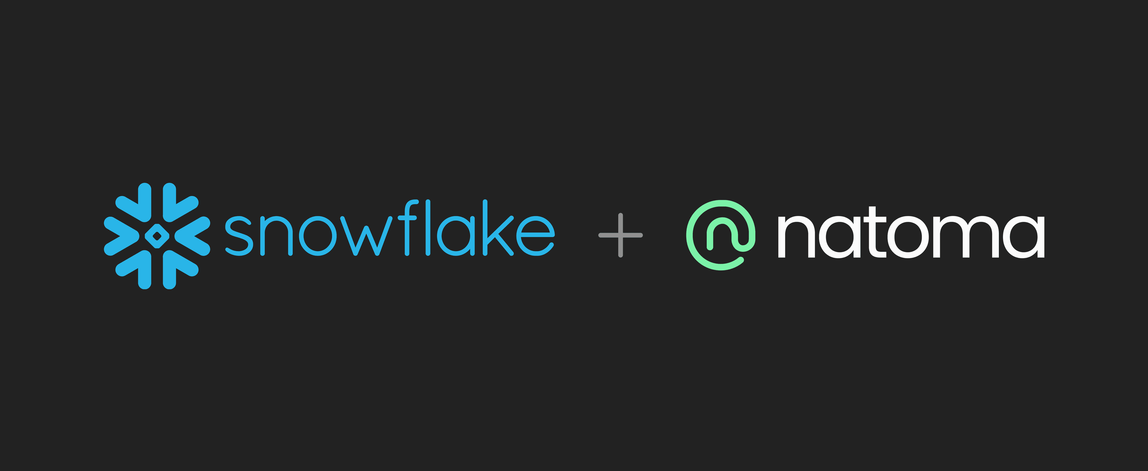 Snowflake and Natoma logos side by side